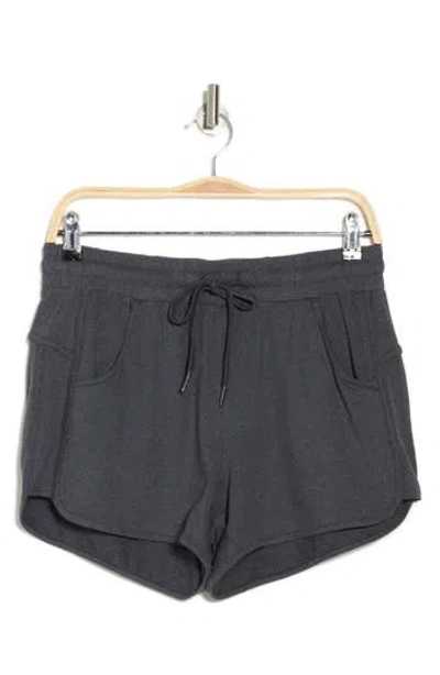Kyodan Drawstring Shorts In Charcoal Heather