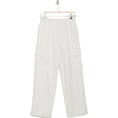 Kyodan Fleece Cargo Joggers In Oatmeal Mix