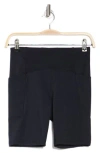Kyodan High Waist Pocket Interlock Shorts In Black