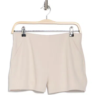 Kyodan High Waist Wide Rib Shorts In Crystal Gray