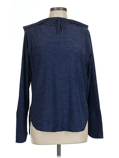 Pre-owned Kyodan Long Sleeve Henley Shirt In Blue