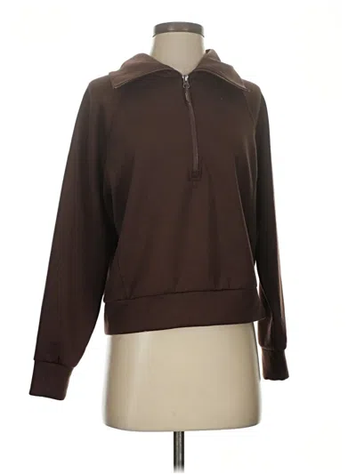 Pre-owned Kyodan Long Sleeve Turtleneck In Brown