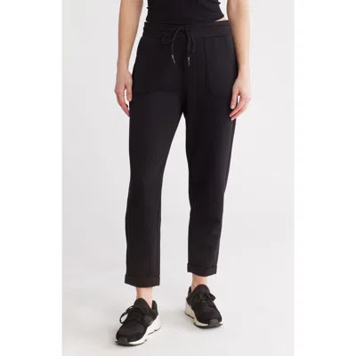 Kyodan Pocket Cuffed Scuba Joggers In Black