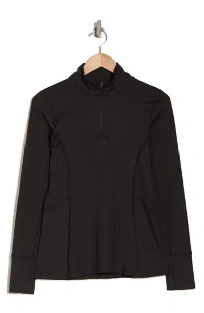Kyodan Quarter Zip Pullover In Black