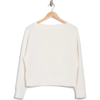 Kyodan Sandwash Scuba Pullover In Blanc De Blanc