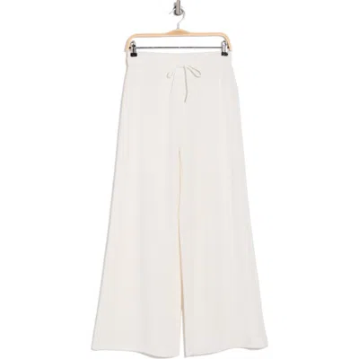 Kyodan Sandwash Scuba Wide Leg Pants In Blanc De Blanc