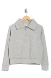 Kyodan Scuba Essentials Quarter Zip Sweatshirt In Grey Mix