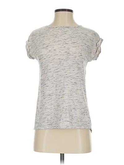 Pre-owned Kyodan Short Sleeve Top Gray Crew Neck Tops