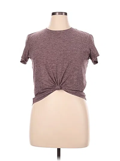 Pre-owned Kyodan Short Sleeve T-shirt In Burgundy