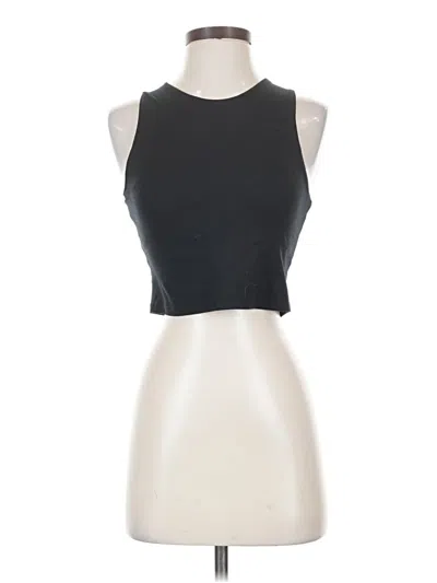 Pre-owned Kyodan Tank Top Black Halter Neckline Tops