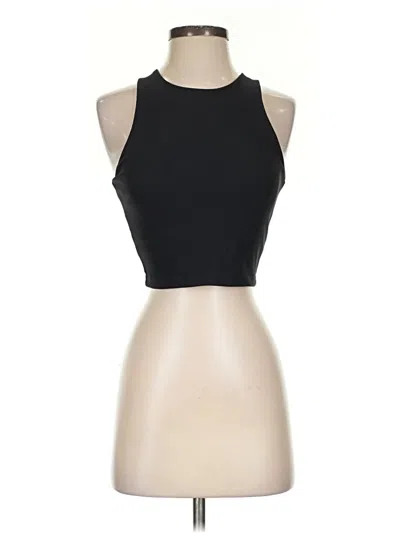 Pre-owned Kyodan Tank Top Black Halter Neckline Tops