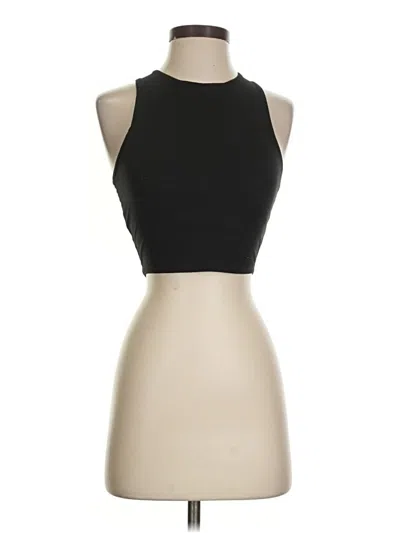 Pre-owned Kyodan Tank Top Black Halter Neckline Tops