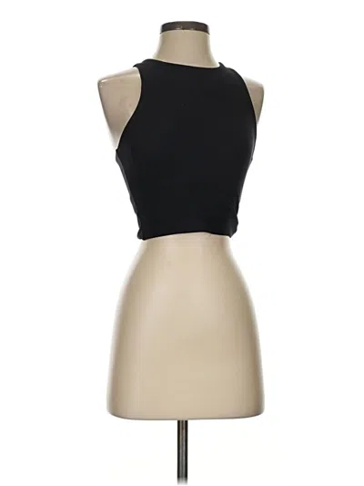 Pre-owned Kyodan Tank Top Black Halter Neckline Tops