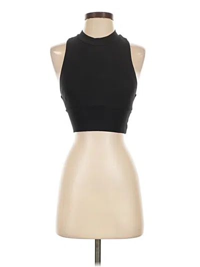 Pre-owned Kyodan Tank Top Black Halter Neckline Tops