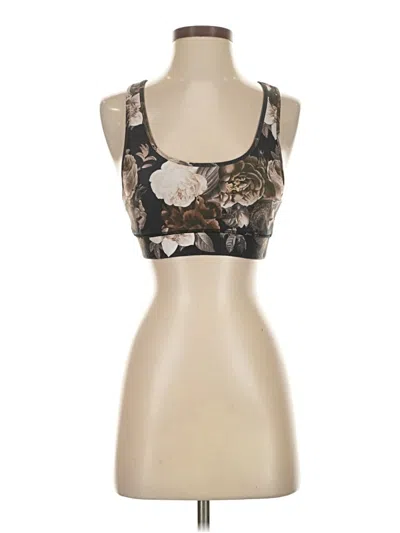 Pre-owned Kyodan Tank Top Brown Halter Neckline Tops