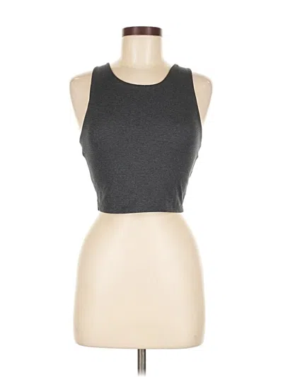 Pre-owned Kyodan Tank Top Gray Halter Neckline Tops