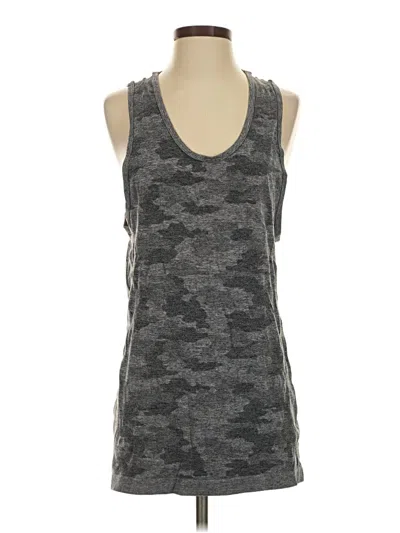 Pre-owned Kyodan Tank Top Gray Halter Neckline Tops