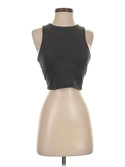 Pre-owned Kyodan Tank Top Gray Halter Neckline Tops