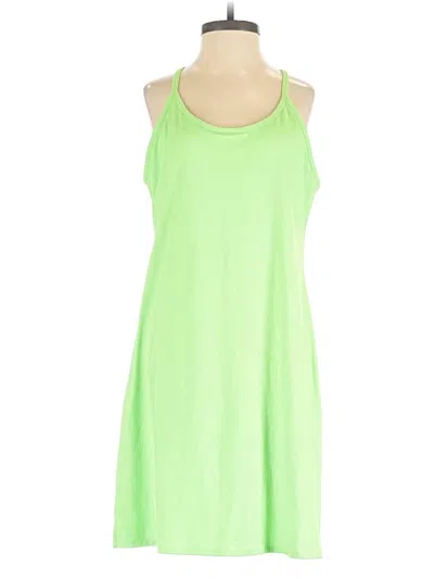Pre-owned Kyodan Tank Top Green Halter Neckline Tops