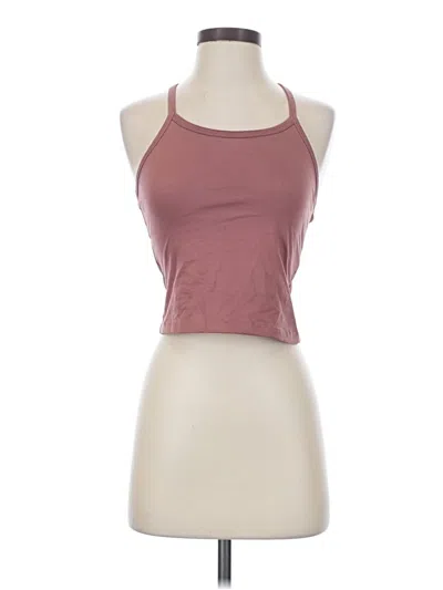 Pre-owned Kyodan Tank Top Pink Halter Neckline Tops