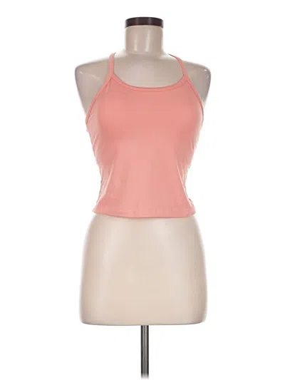 Pre-owned Kyodan Tank Top Pink Halter Neckline Tops