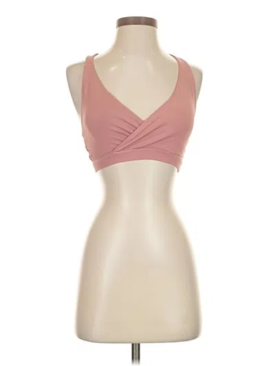 Pre-owned Kyodan Tank Top Pink Strapless Neckline Tops