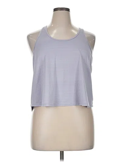 Pre-owned Kyodan Tank Top Purple Halter Neckline Tops