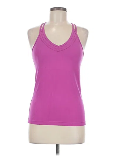 Pre-owned Kyodan Tank Top Purple Halter Neckline Tops
