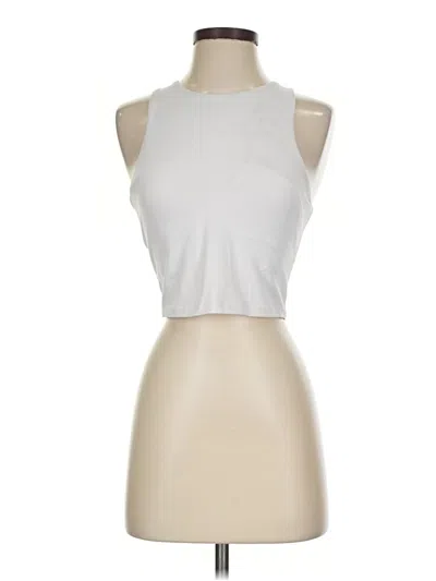 Pre-owned Kyodan Tank Top Silver Halter Neckline Tops