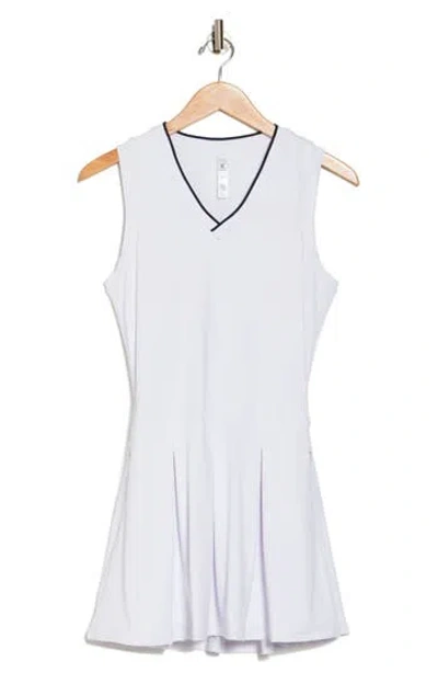 Kyodan V-neck Sleeveless Dress In White