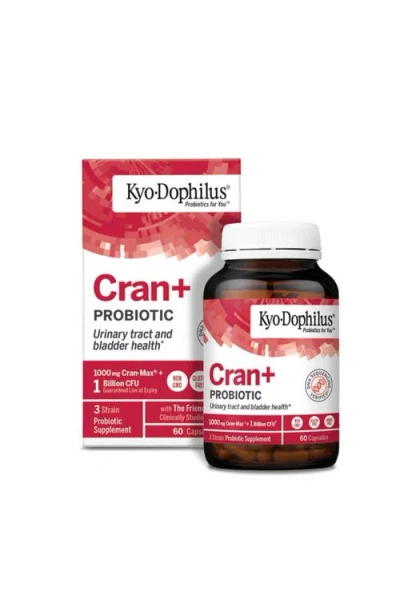 Kyo-dophilus Cran+ Probiotic, Urinary Tract And Bladder Health, 60 Capsules In Transparent