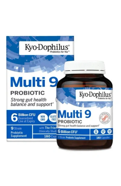 Kyo-dophilus Multi 9 Probiotic, Strong Gut Health Balance And Support, 180 Capsules In Blue