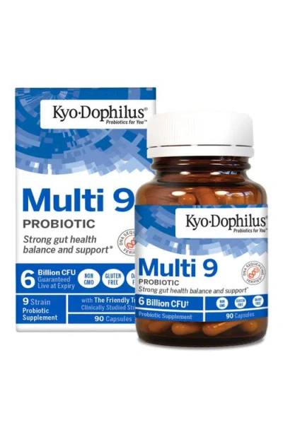 Kyo-dophilus Multi 9 Probiotic, Strong Gut Health Balance And Support, Capsules 90 Count In Transparent