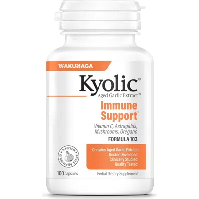 Kyolic Aged Garlic Extract Formula 103, Immune Support, 100 Capsules