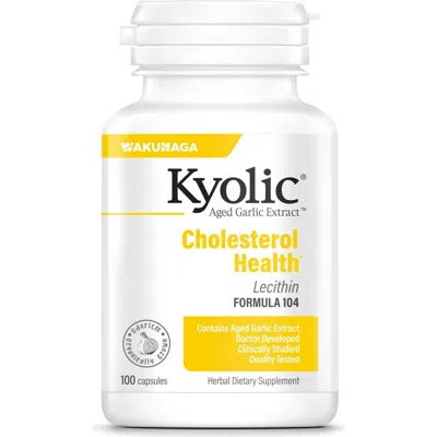 Kyolic Aged Garlic Extract Formula 104, Cholesterol Health, 100 Capsules