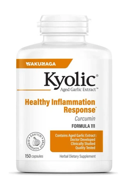 Kyolic Aged Garlic Extract Formula 111, Healthy Inflammation Response, Curcumin, 150 Ct Capsules