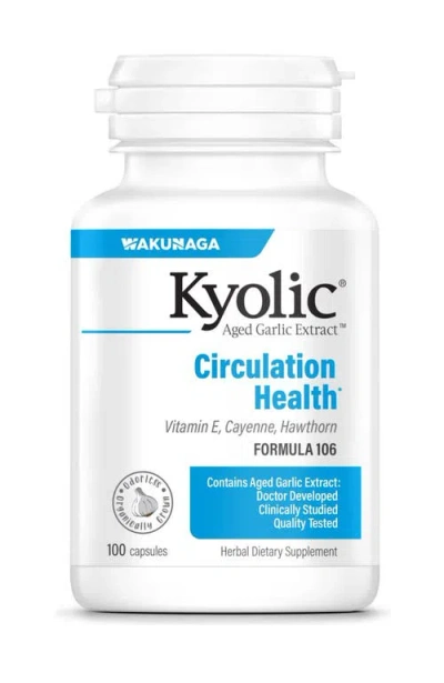 Kyolic Garlic Extract Supplement For Cardiovascular And Circulation Health Support 100 Capsules(50 S