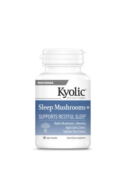 Kyolic Sleep Mushroom Supplement For Restful Sleep And Relaxation 60 Capsules In White