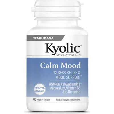 Kyolic Specialty Series Calm Mood, Stress Relief & Mood Support, 60 Vegi Capsules