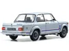 Kyosho Bmw 2002 Turbo Silver With Red And Blue Stripes 1/18 Diecast Model Car By