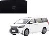 Kyosho Lexus Lm300h Hybrid Van With Sunroof White Pearl 1/18 Diecast Model Car By
