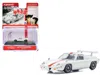 Kyosho Lotus Europa Rhd (right Hand Drive) White With Red Stripe "the Circuit Wolf" Manga 1/64 Diecast Mode In Multi