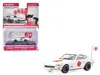 Kyosho Nissan Fairlady Rhd (right Hand Drive) White With Red Graphics "the Circuit Wolf" Manga 1/64 Diecast In White