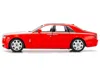 Kyosho Rolls-royce Ghost Red With Silver Metallic Hood 1/18 Diecast Model Car By