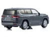 Kyosho Toyota Land Cruiser Zx Rhd (right Hand Drive) Gray Metallic With Mini Book No.14 1/64 Diecast Model