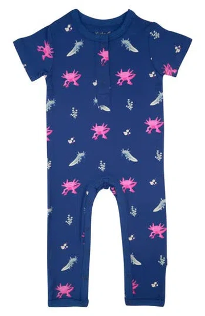 Kyte Baby Axolotl Short Sleeve Romper