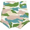 Kyte Baby Camo Bummie Shorts In Green