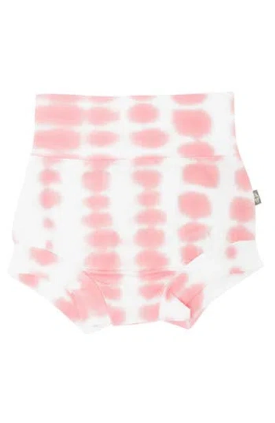 Kyte Baby Crepe Rip Tide Bummies Shorts In Pink