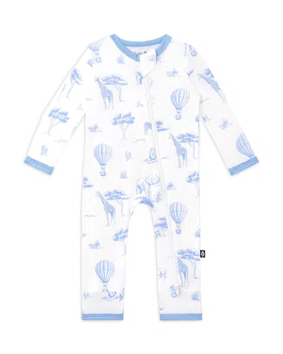 Kyte Baby Girls' Zippered Coverall - Baby In Blue