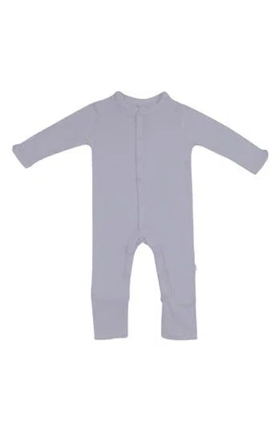 Kyte Baby Haze Long Sleeve Snap Romper In Gray